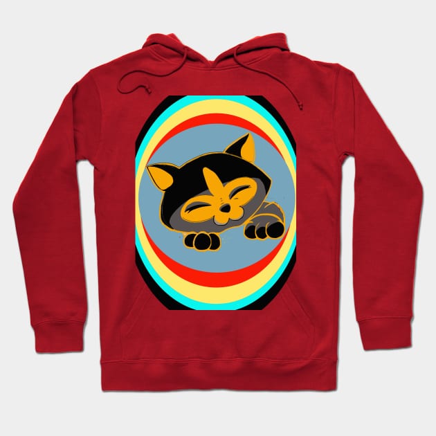 Chat animé déco Hoodie by T-shirt shopping 